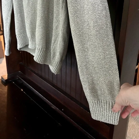 NWT EVEN TIDE Pete Snowheather Textured Quarter Zip Long Sleeve Sweater Mens XL - Picture 8 of 12